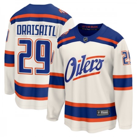 Edmonton Oilers Fanatics Premium Leon Draisaitl 2025-26 Alternate Weiss Trikot - Herren