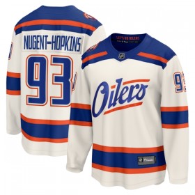 Edmonton Oilers Fanatics Premium Ryan Nugent-Hopkins 2025-26 Alternate Weiss Trikot - Herren
