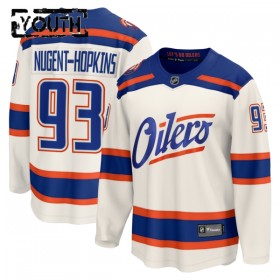 Edmonton Oilers Fanatics Premium Ryan Nugent-Hopkins 2025-26 Alternate Weiss Trikot - Kinder