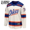 Edmonton Oilers Fanatics Premium Stuart Skinner 2025-26 Alternate Weiss Trikot - Kinder