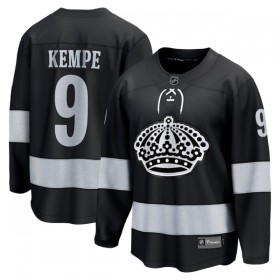 Los Angeles Kings Fanatics Premium Adrian Kempe 2025-26 Alternate Schwarz Trikot - Herren