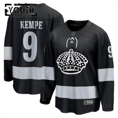 Los Angeles Kings Fanatics Premium Adrian Kempe 2025-26 Alternate Schwarz Trikot - Kinder