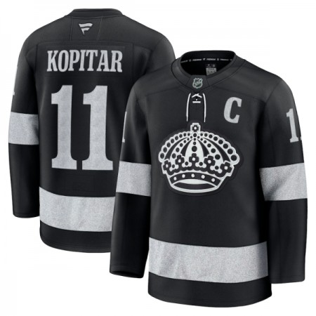Los Angeles Kings Fanatics Premium Anze Kopitar 2025-26 Alternate Schwarz Trikot - Herren
