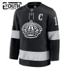 Los Angeles Kings Fanatics Premium Anze Kopitar 2025-26 Alternate Schwarz Trikot - Kinder