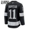 Los Angeles Kings Fanatics Premium Anze Kopitar 2025-26 Alternate Schwarz Trikot - Kinder
