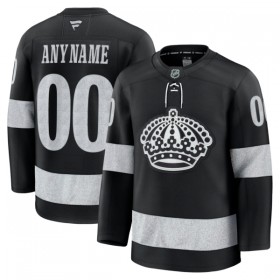 Los Angeles Kings Fanatics Premium Custom 2025-26 Alternate Schwarz Trikot - Herren