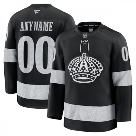 Los Angeles Kings Fanatics Premium Custom 2025-26 Alternate Schwarz Trikot - Herren