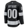 Los Angeles Kings Fanatics Premium Custom 2025-26 Alternate Schwarz Trikot - Herren