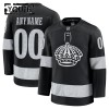 Los Angeles Kings Fanatics Premium Custom 2025-26 Alternate Schwarz Trikot - Kinder