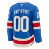New York Rangers Fanatics Centennial Premium Custom 2025-26 Blau Trikot - Herren