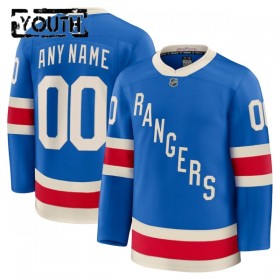 New York Rangers Fanatics Centennial Premium Custom 2025-26 Blau Trikot - Kinder