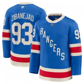 New York Rangers Fanatics Centennial Premium Mika Zibanejad 2025-26 Blau Trikot - Herren