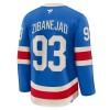 New York Rangers Fanatics Centennial Premium Mika Zibanejad 2025-26 Blau Trikot - Herren