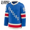 New York Rangers Fanatics Centennial Premium Mika Zibanejad 2025-26 Blau Trikot - Kinder