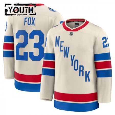 New York Rangers Fanatics Premium Adam Fox 2025-26 Winter Classic Weiss Trikot - Kinder