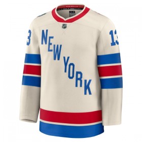 New York Rangers Fanatics Premium Alexis Lafreniere 2025-26 Winter Classic Weiss Trikot - Herren