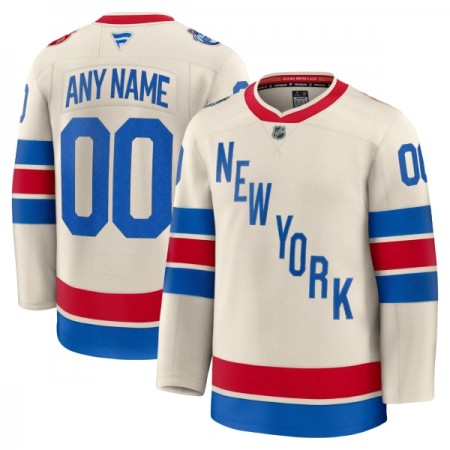 New York Rangers Fanatics Premium Custom 2025-26 Winter Classic Weiss Trikot - Herren