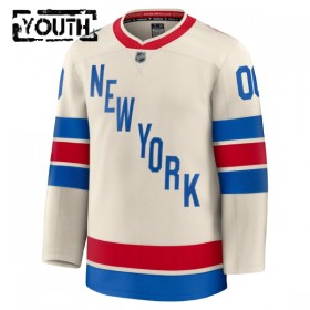 New York Rangers Fanatics Premium Custom 2025-26 Winter Classic Weiss Trikot - Kinder