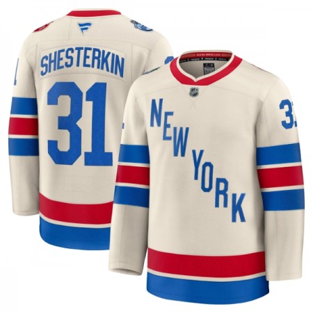 New York Rangers Fanatics Premium Igor Shesterkin 2025-26 Winter Classic Weiss Trikot - Herren