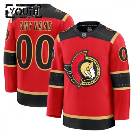 Ottawa Senators Fanatics Premium Custom 2025-26 Alternate Rot Trikot - Kinder