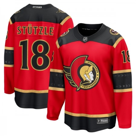 Ottawa Senators Fanatics Premium Tim Stutzle 2025-26 Alternate Rot Trikot - Herren