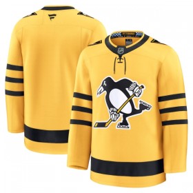Pittsburgh Penguins Fanatics Premium Custom 2025-26 Alternate Gold Trikot - Herren