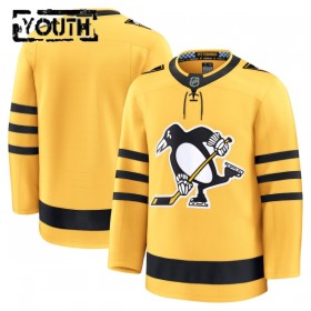Pittsburgh Penguins Fanatics Premium Custom 2025-26 Alternate Gold Trikot - Kinder