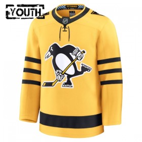 Pittsburgh Penguins Fanatics Premium Custom 2025-26 Alternate Gold Trikot - Kinder