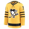 Pittsburgh Penguins Fanatics Premium Evgeni Malkin 2025-26 Alternate Gold Trikot - Herren