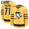 Pittsburgh Penguins Fanatics Premium Evgeni Malkin 2025-26 Alternate Gold Trikot - Kinder