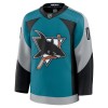 San Jose Sharks Fanatics Premium Custom 2025-26 Alternate Teal Trikot - Herren