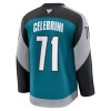San Jose Sharks Fanatics Premium Macklin Celebrini 2025-26 Alternate Teal Trikot - Herren