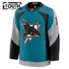 San Jose Sharks Fanatics Premium Macklin Celebrini 2025-26 Alternate Teal Trikot - Kinder