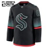 Seattle Kraken Fanatics Premium Custom 2025-26 Alternate Schwarz Trikot - Kinder