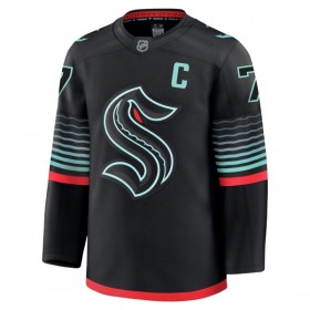 Seattle Kraken Fanatics Premium Eberle 2025-26 Alternate Schwarz Trikot - Herren
