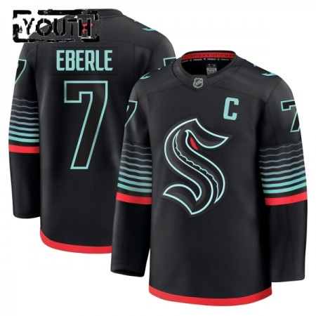 Seattle Kraken Fanatics Premium Eberle 2025-26 Alternate Schwarz Trikot - Kinder
