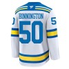 St. Louis Blues Fanatics Premium Binnington 2025-26 Auswärts Weiss Trikot - Herren