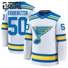 St. Louis Blues Fanatics Premium Binnington 2025-26 Auswärts Weiss Trikot - Kinder