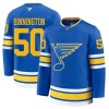 St. Louis Blues Fanatics Premium Binnington 2025-26 Heim Blau Trikot - Herren