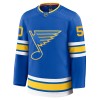 St. Louis Blues Fanatics Premium Binnington 2025-26 Heim Blau Trikot - Herren