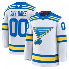 St. Louis Blues Fanatics Premium Custom 2025-26 Auswärts Weiss Trikot - Herren