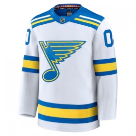 St. Louis Blues Fanatics Premium Custom 2025-26 Auswärts Weiss Trikot - Herren