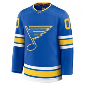 St. Louis Blues Fanatics Premium Custom 2025-26 Heim Blau Trikot - Herren