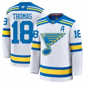 St. Louis Blues Fanatics Premium Robert Thomas 2025-26 Auswärts Weiss Trikot - Herren