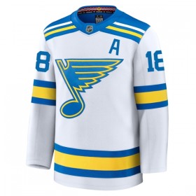 St. Louis Blues Fanatics Premium Robert Thomas 2025-26 Auswärts Weiss Trikot - Herren