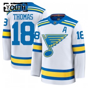 St. Louis Blues Fanatics Premium Robert Thomas 2025-26 Auswärts Weiss Trikot - Kinder