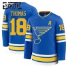 St. Louis Blues Fanatics Premium Robert Thomas 2025-26 Heim Blau Trikot - Kinder