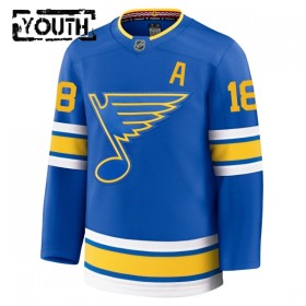 St. Louis Blues Fanatics Premium Robert Thomas 2025-26 Heim Blau Trikot - Kinder