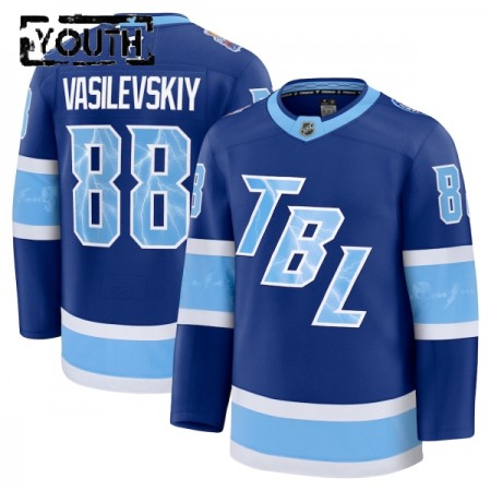 Tampa Bay Lightning Fanatics NHL Stadium Series Premium Andrei Vasilevskiy 2025-26 Blau Trikot - Kinder