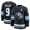 Utah Hockey Club Fanatics Premium Clayton Keller 2025-26 Heim Schwarz Trikot - Herren